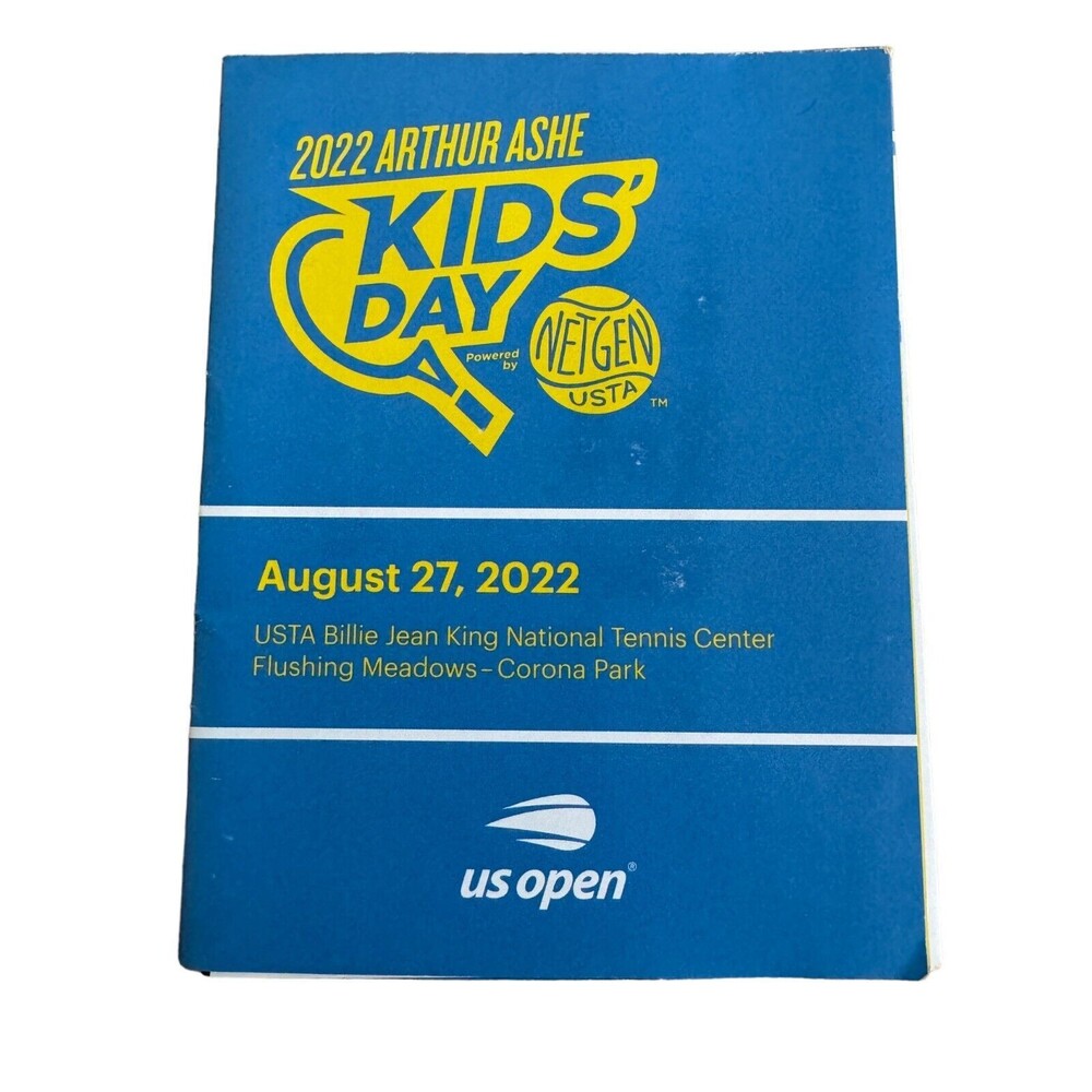 2022 Arthua Ashe Kids Day US Open Guide Schedule